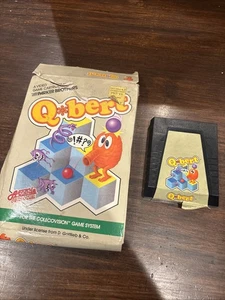 Cartuccia gioco Qbert Parker Brothers Q bert 1983 ATARI - Foto 1 di 1
