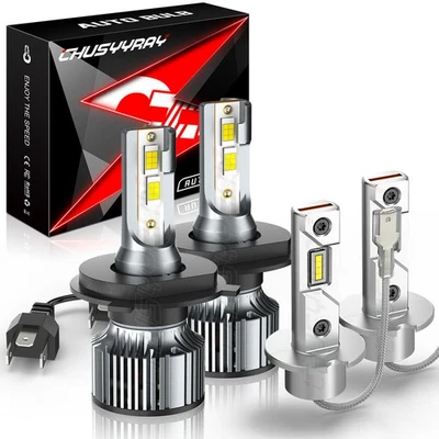 For Mazda protege 2001 2002 2003 4x 6000K LED Hi/Lo Headlight + Fog Lights Bulbs - Image 1 of 4