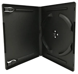50 STANDARD Black 6 Disc Stackable DVD Cases - Picture 1 of 2