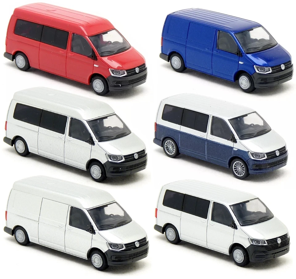 Rietze - VW Volkswagen T6 Bus Kasten Transporter - Modelle zur Auswahl 1:87 H0 - Bild 1 von 1