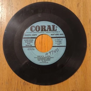 Lawrence Welk And His Sparklers –Devil Lips/In A Little Spanish Town 45rpm Promo - Picture 1 of 2