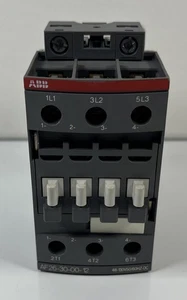 ABB AF26-30-00-12 Contactor 3 pole 3 phase 600V 45A 48-130 Coil Voltage OEM - Picture 1 of 6