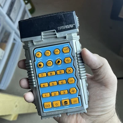True Vintage 1970s 70s Texas Instruments Dataman Child Kid Toy Game Math Touch - Image 1 of 4