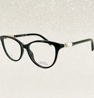 Новый Swarovski кристалл SK5311 женщин очки оправы блестящий черный Cat очки - Изображение 1 из 4