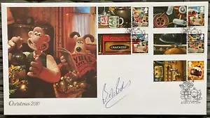 Ltd 1/5, BOB BAKER, Author Wrong Trousers Signed 2.11.2010 Wallace & Gromit FDC - Picture 1 of 10