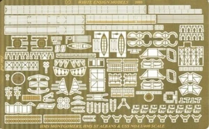 White Ensign Models 1/400 USN/RN 4-Stack Destroyer Detail Set for Mirage/Airfix - Bild 1 von 1