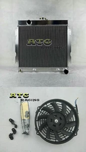 3 Row Aluminum Radiator+Fan for 1965 1966 Dodge Dart V8 Conversion 65 66 - Bild 1 von 8
