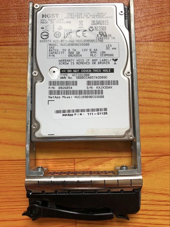 NETAPP 1.2T E-X4055B-R6 111-01893 1.2TB 10K 2.5" SAS Hard Drive - Image 1 of 1