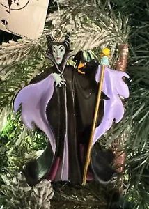 2024 Maleficent Evil Villain Christmas Ornament Sleeping Beauty Disney New w Tag - Picture 1 of 1