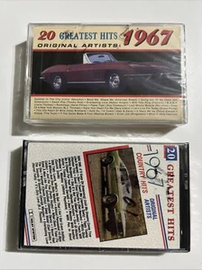 TWO (2) NEW SEALED 20 Greatest Hits 1967 Cassette BRAND NEW - Imagen 1 de 5