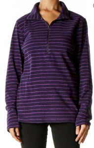 Columbia Medium Quarter Zip Fleece Pullover Purple - Picture 1 of 5
