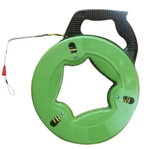 Extractor de alambre de acero con cinta de pescado SYSTON 100 pies, alambre de pesca trenzado flexible - Imagen 1 de 5