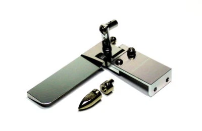 RC Model Ship 75mm Silver Aluminium Cooling R/C Hobby Boat Rudder HR300 - Image 1 of 3