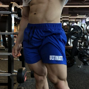 Men's Sports Training Running Shorts Bodybuilding Workout Fitness Gym Pants - Picture 1 of 18