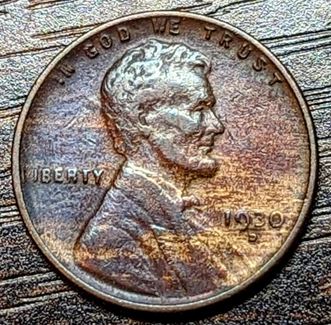 1930 d error penny cent Cover