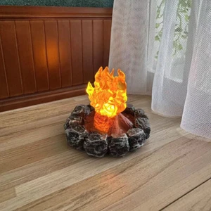 Maßstab 1:12 Puppenhaus Miniatur Zubehör Lagerfeuer Flamme Outdoor Gartendekor - Photo 1/8