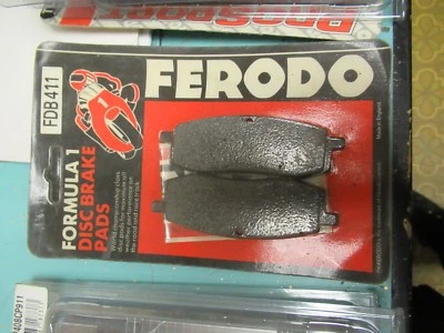 CONJUNTO DE PASTILHAS DE FREIO DE MOTOCICLETA FERODO FRP411 - YAMAHA YZ85/125/250 + TT250/350/600 - Imagem 1 de 2
