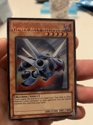 Yugioh  Genex Ally Reliever Ha04-en040 Secret  misprint hot! - Image 1 of 4