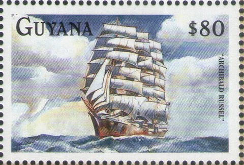 Guyana #SG5274 MNH 1998 Archibald Russel [3310f Mi6223] Cover