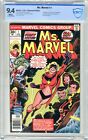 Ms. Marvel  #1  CBCS  9.4   NM  White pgs  1/77   1st Carol Danvers as Ms. Marve