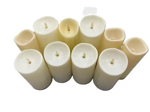 BULK Luminara Candles- Party, Holiday, Wedding, Indoor- Ivory - Picture 1 of 3