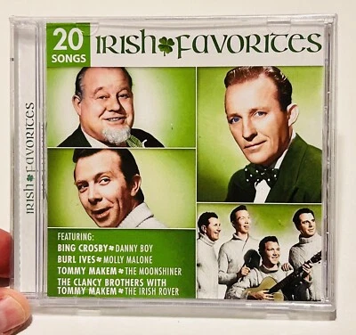 20 Irish Favorites - Bing Crosby, Burk Ives, Tommy Makem, Clancy Bros, BN CD - Image 1 of 3