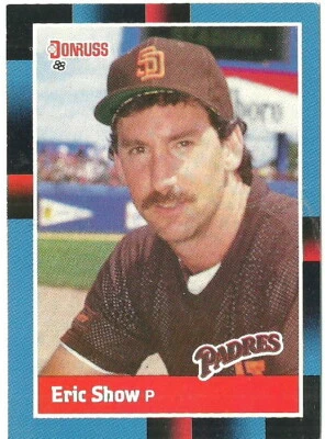 ERIC SHOW SAN DIEGO PADRES #387 - DONRUSS NM-MT 1988 - Image 1 of 2