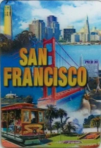 San Francisco Montage 3D Kühlschrankmagnet - Bild 1 von 2