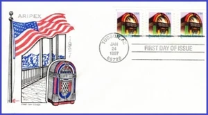 USA3 #2912B Pl #11111 U/A COVER CRAFT FDC PNC3 Juke Box s/a - Picture 1 of 1