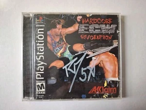 ECW Hardcore Revolution (Sony PlayStation 1, 2000) SIGNED by Rob Van Dam - Picture 1 of 10