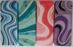 Pencil Storage Containers Double Cases Case w Lock Lids 8”x3”x1.5”, Select Color - Picture 1 of 8