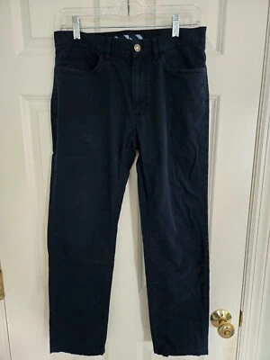 Brooks Brothers Rojo Polar Para Hombre Azul Marino Ligero Chino 30x28 Calce Ajustado Foto 1 de 4