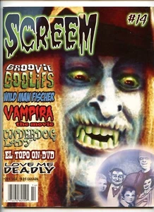 SCREEM MONSTER MAGAZINE #14 UNDERDOG LADY DON GLUT JODOROWSKY WILDMAN FISCHER - Picture 1 of 2