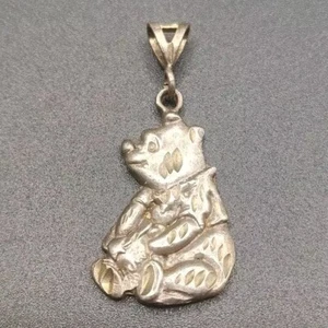 Vintage Winnie the Pooh Disney Sterling Silver 925 Charm - Picture 1 of 3