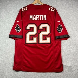 NFL Jersey Nike On Field Men’s Medium Tampa Bay Buccaneers #22 MARTIN Red Jersey - Picture 1 of 9