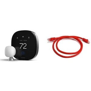 ecobee New Smart Thermostat Premium with Smart Sensor and Air Quality Monitor & - Afbeelding 1 van 7