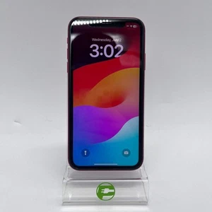 Unlocked Apple iPhone XR 64GB 17.5.1 Product Red MRYU2VC/A - Photo 1 sur 8