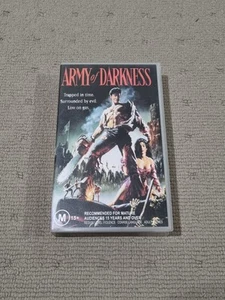 Army Of Darkness (VHS, 1993) PAL Rare - Very Good Condition - Picture 1 of 6