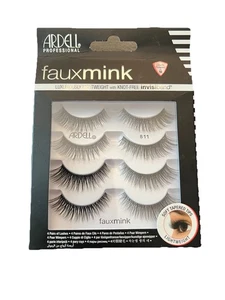Ardell Fauxmink Lashes #811 4 pair NEW - Picture 1 of 2