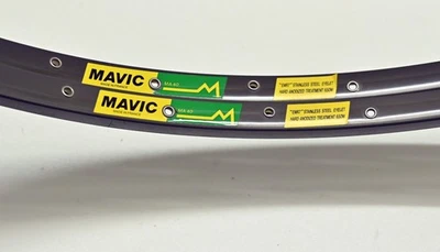 Vintage Mavic MA 40 CD Rims 622 700c 28" 32 holes Pair - Bild 1 von 3