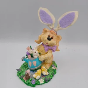 Kmart Dog Figurine with Bunny Ears – Easter Spring Decor with Felt Ears - Picture 1 of 10