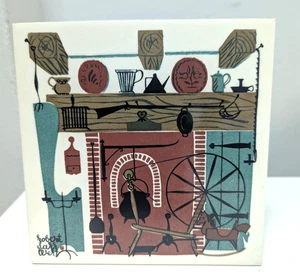 Robert Darr Wert Ceramic Tile Country Print Kitchen - RSPCA NW London - Picture 1 of 9