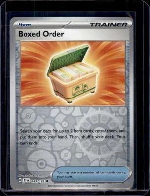 Boxed Order SV05: Temporal Forces Pokémon 143/162 Reverse Holo NM+ - Image 1 of 2