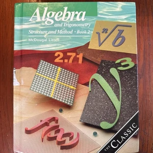 Algebra and Trigonometry Bk. 2 : Structure and Method by McDougal-Littell... - Foto 1 di 2