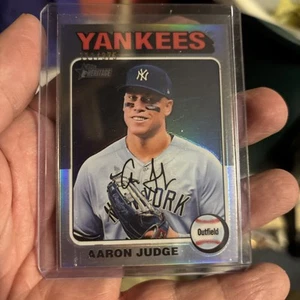 2024 Topps Heritage Chrome Refractor Aaron Judge /375 #112 NY Yankees. See Pics - Picture 1 of 8