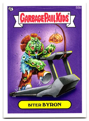 Biter Byron 2014 Garbage Pail Kids The Walking Dead Parody Exact Card Shown - Image 1 of 2