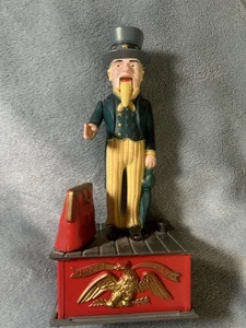 Hucha mecánica de plástico Tío Sam de 8 pulgadas - Imagen 1 de 10