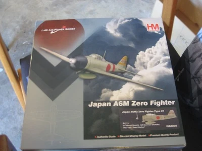 Hobby Master 1/48 Japan A6M2 Zero Fighter Type 21 A11-105 Yoshio Shiga HA8809 - Image 1 of 3