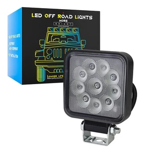 LED Spotlights Car Square 10-lamp Auxiliary Lights Off-road Modified Headlights  - Bild 1 von 13