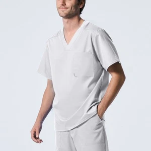Landau ProFlex Men's 2-Pocket V-Neck Scrub Top - LT108 FREE SHIPPING! - Picture 1 of 12